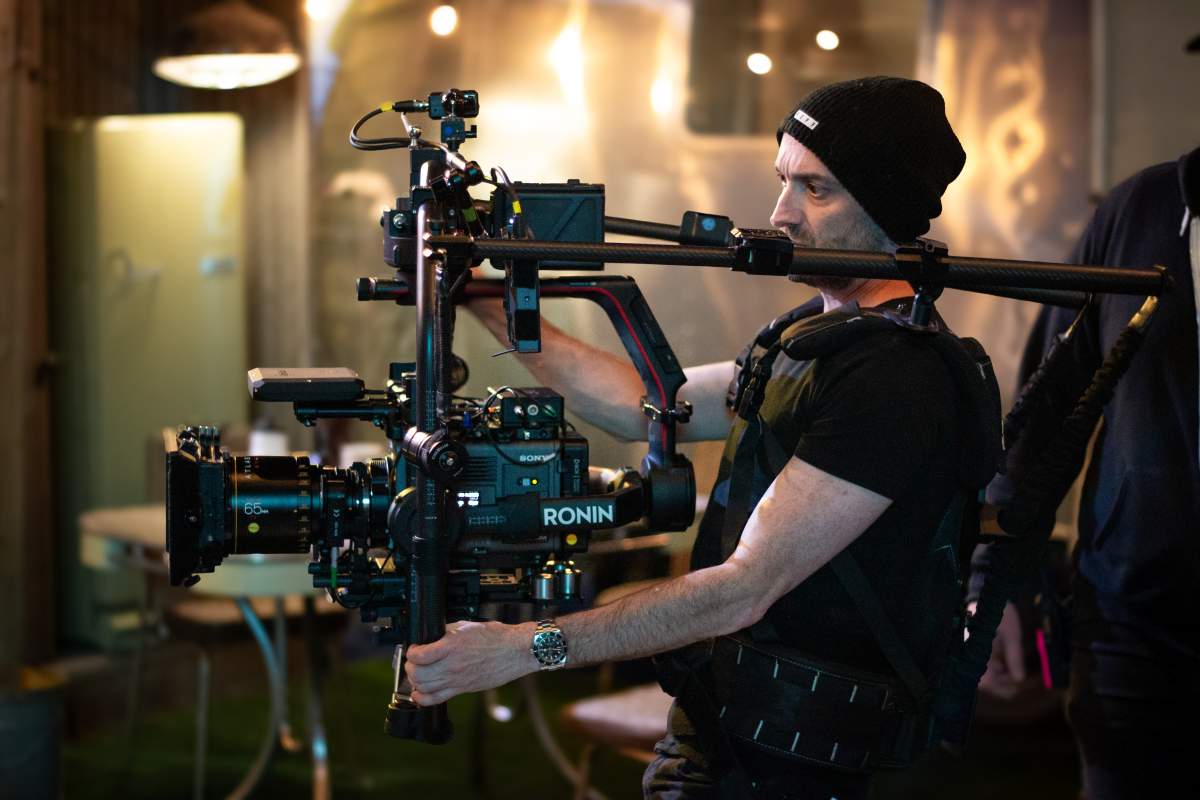 A set tour was held earlier this year to preview the upcoming film Hostile Takeover.