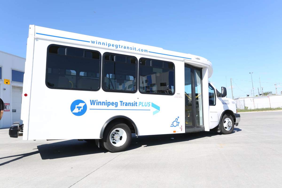 A Winnipeg Transit Plus vehicle.