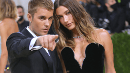 Hailey Baldwin and Justin Bieber attending the Metropolitan Museum of Art Costume Institute Benefit Gala 2021 in New York City, NY, USA on September 13, 2021. The couple announced they are expecting their first child on May 9, 2024.