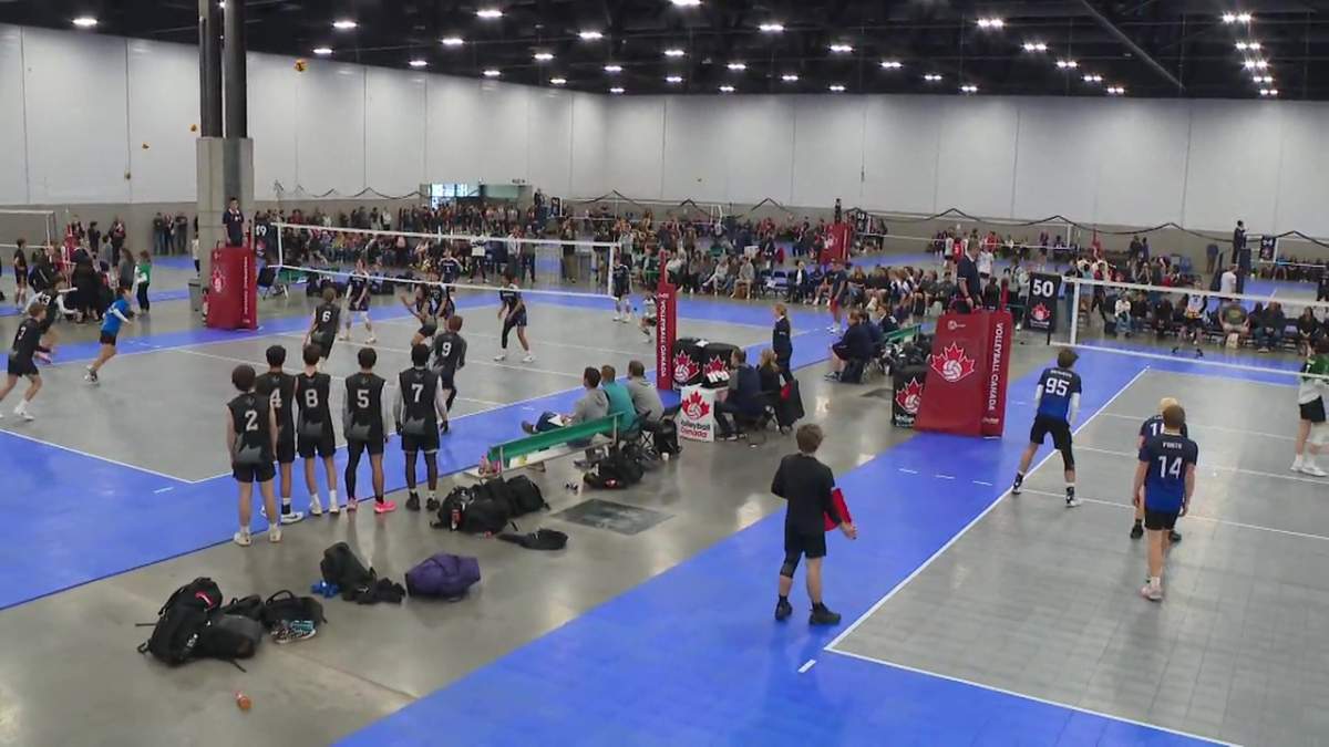 The Volleyball Canada Youth National Championships at the Edmonton EXPO Centre on Friday, May 24, 2024.