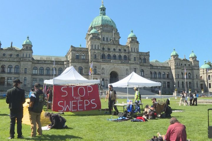CRAB Park encampment residents take concerns to Victoria
