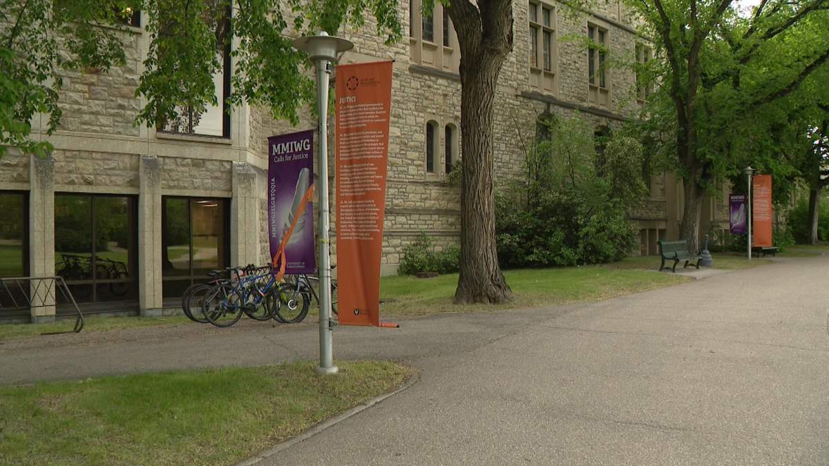 Banners at the University of Saskatchewan have been vandalized.
