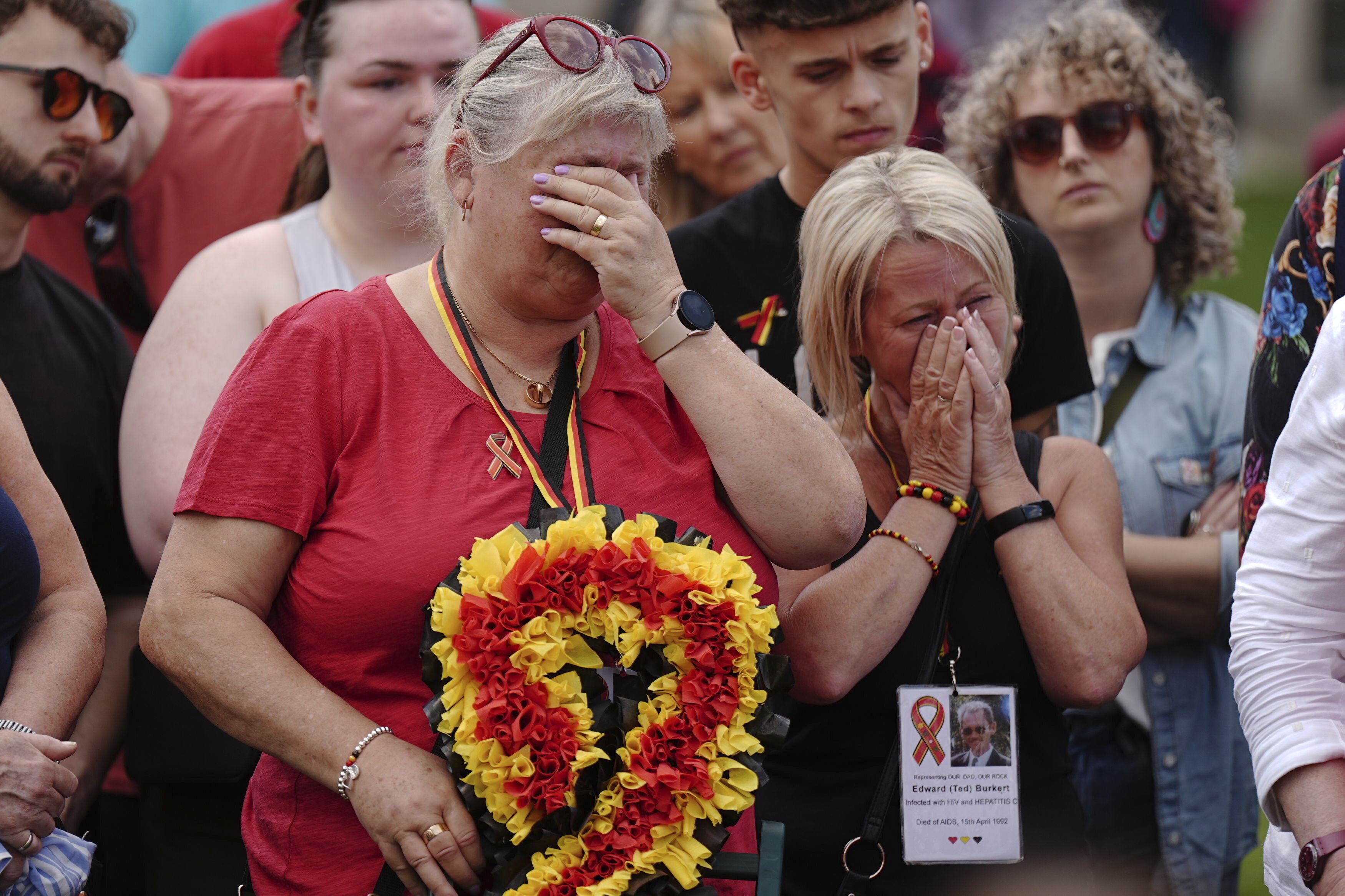 Жертвите на скандала със заразена кръв в Обединеното кралство при