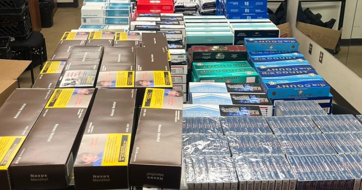 RCMP конфискува хиляди контрабандни цигари от бизнес в Северна Алберта
