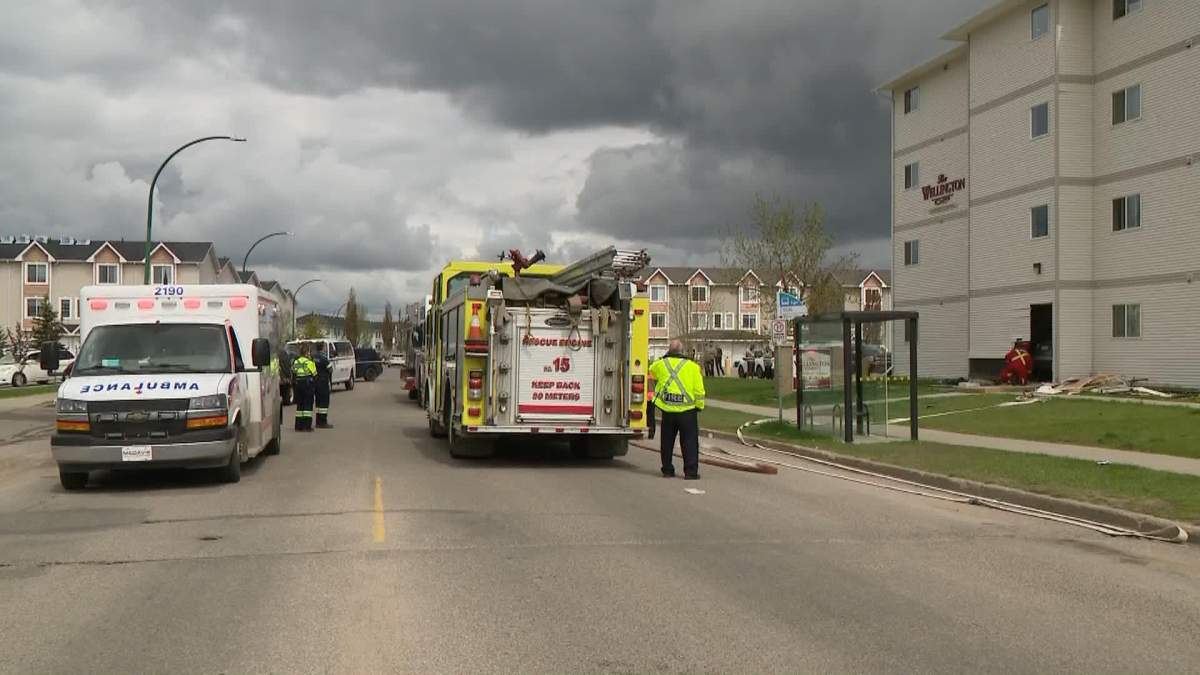 It is not known at this time whether anyone was injured in the crash the the Wellington.