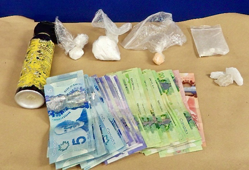 Peterborough police seized drugs, cash and bear mace as part of an investigation.