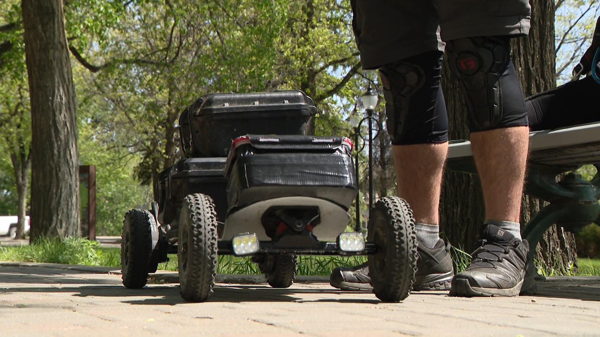 Мъж от пр н е пристигна в Саскатун във вторник за да