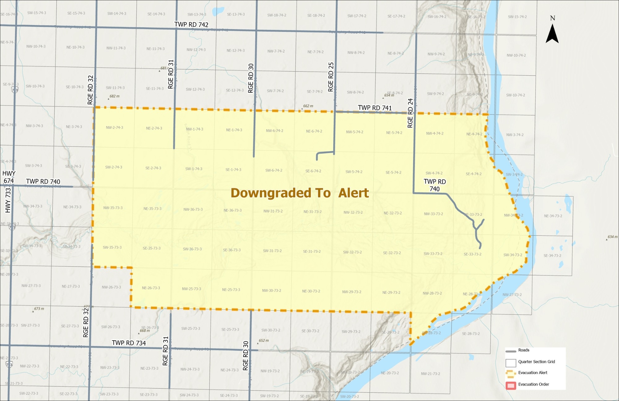 Заповедта за евакуация при горски пожар издадена в края на