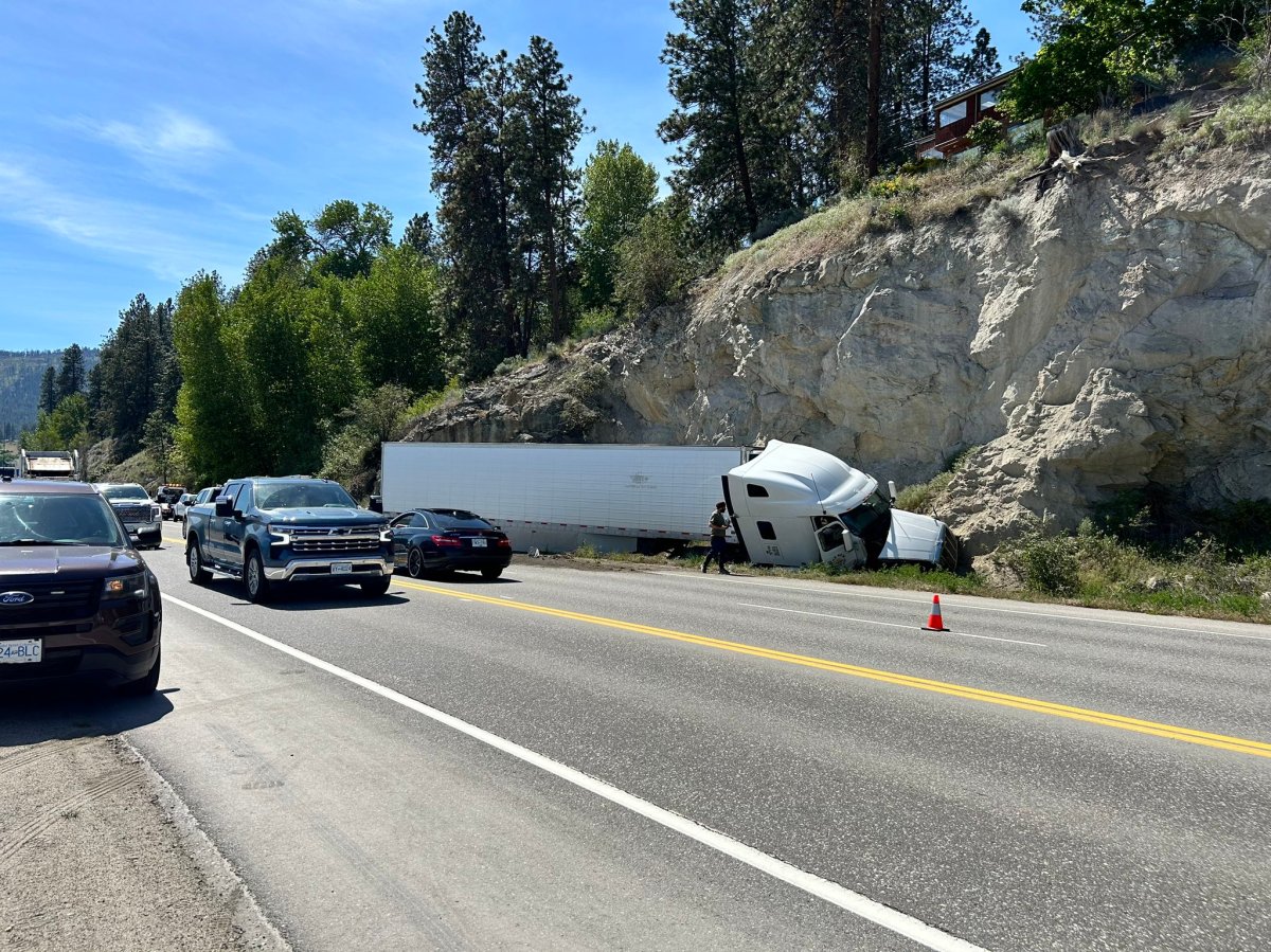 For the second time in as many days, traffic on Highway 97 has been snarled in Peachland by a crash.