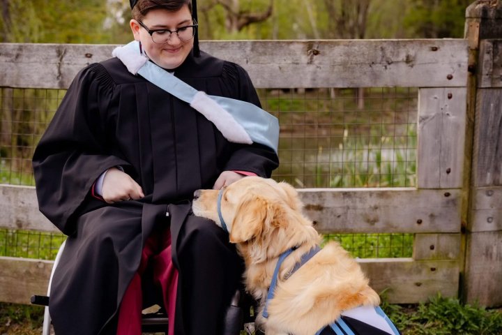 N.B. law grad frustrated after being unable to cross stage at his own graduation