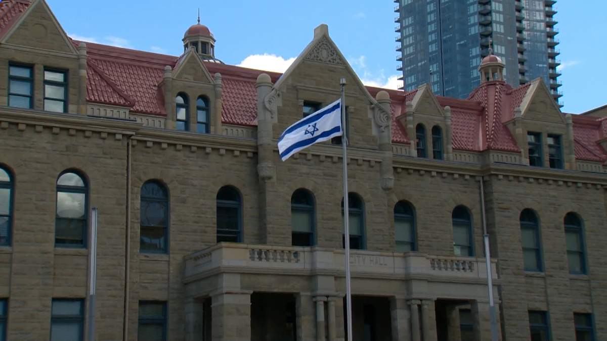 The flag of Israel is flying today (May 14, 2024) in recognition of Israel's National Independence Day.