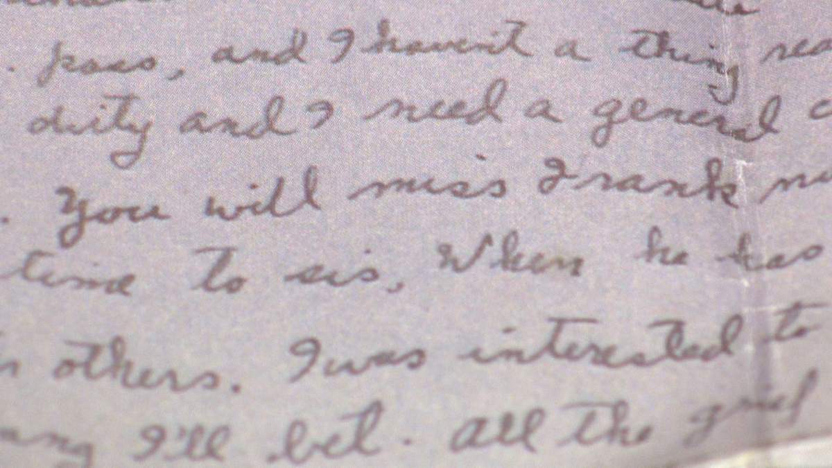 Van Roon has kept about 1,000 letters he sent home while he was overseas, many to his wife, Verna.