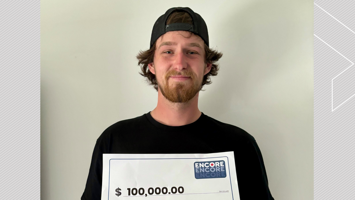 Curtis Burlock of Lindsay, Ont., claimed a $100,000 prize on an Encore draw held on March 26, 2024.