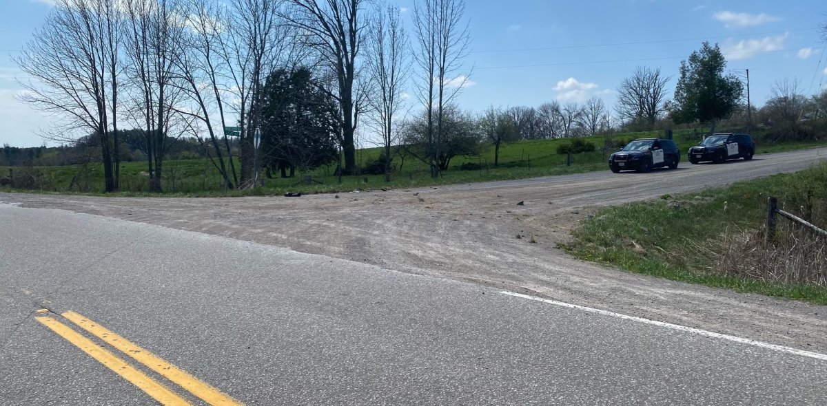 City of Kawartha Lakes OPP say a motorcyclist died following a crash on Mount Horeb Road in Omemee on May 4, 2024.
