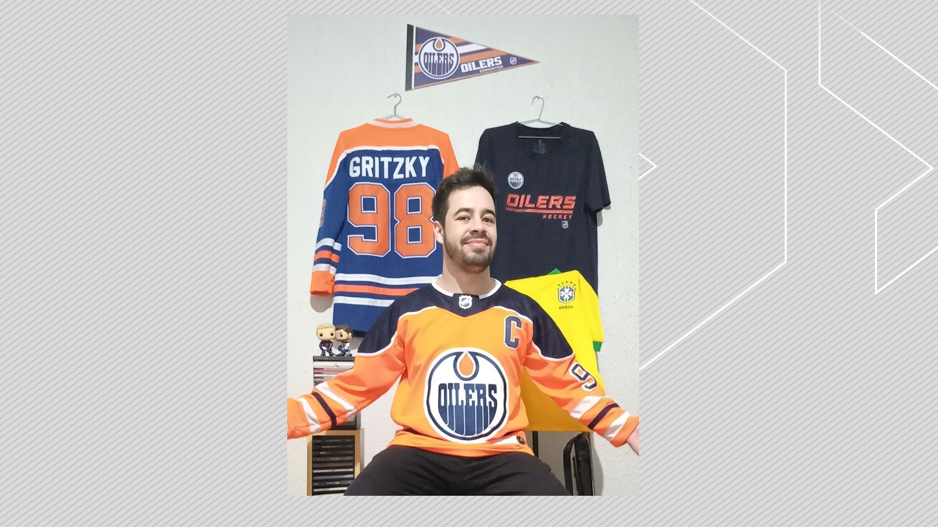 How a TV show led to a Brazilian man’s love of the Edmonton Oilers