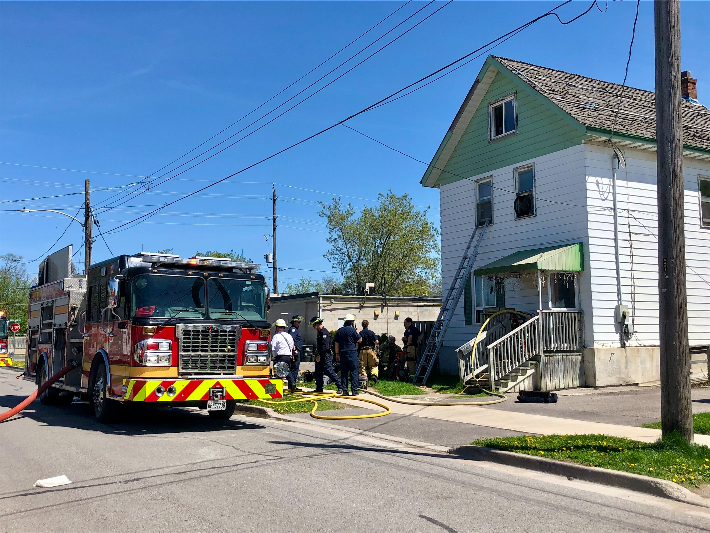 3 rescued during fire at south-end house in Peterb