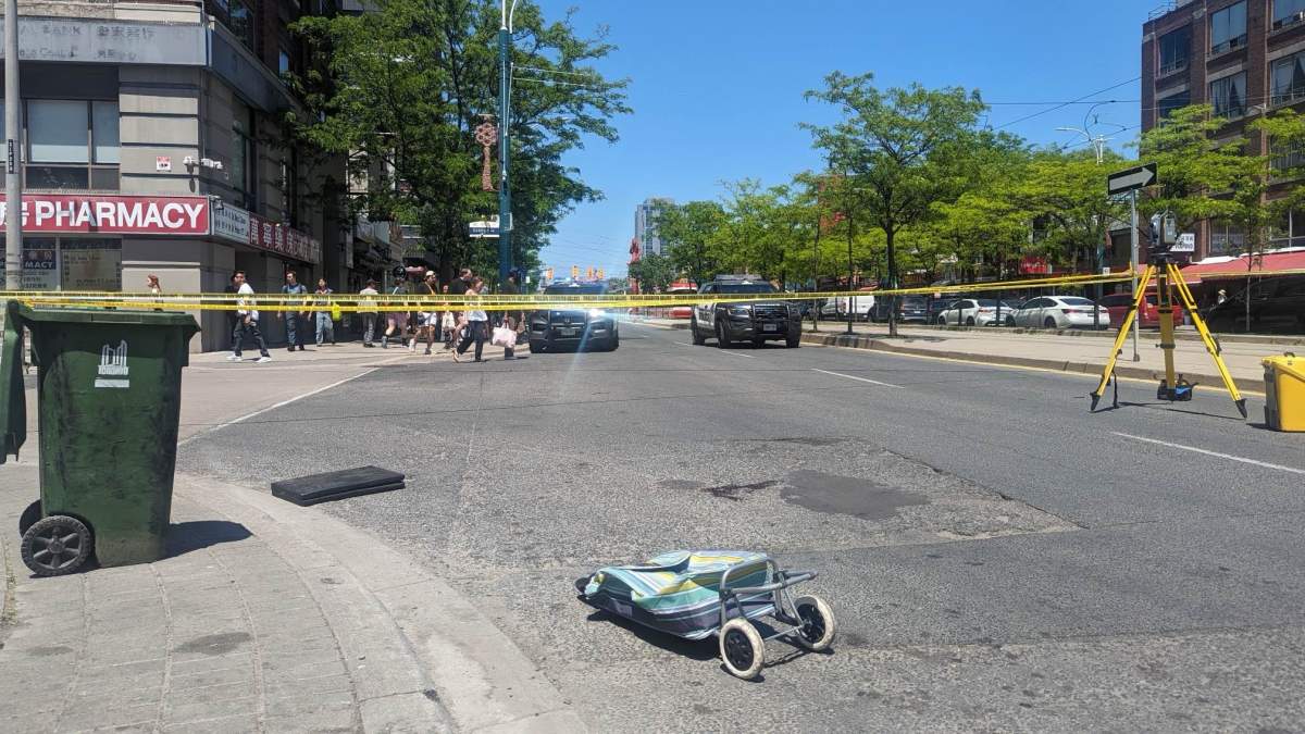 Downtown Toronto collision
