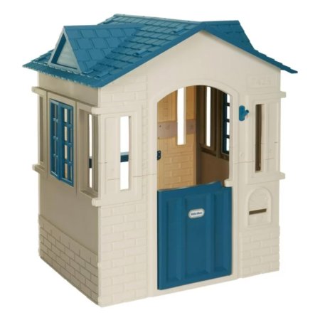  Wood Playhouse, само че беше мъчно да се съхранява през зимата, а дървесината в последна сметка изгни. Затова избрахме по -малко безценен, главен дребен модел на Tykes, който децата обичат. Това е съвършената „ домашна база “ за тяхната креативност и игри и пасва на няколко деца в миг, когато приятелите са завършили. Но също по този начин е здрав и елементарен за разчистване с маркуч и парцал или шайба под налягане, което го прави победа в задния двор.  Щатски долар 99.97 на Walmart <p> </p> <p> </p> <img decoding = 