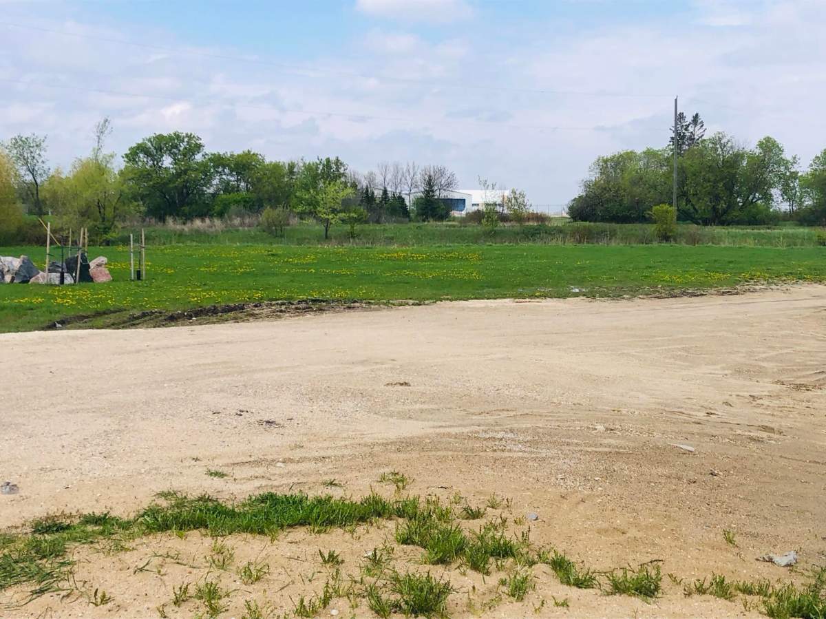 Silver Avenue and Linwood Street, along the Yellow Ribbon Greenway Trail in Winnipeg.