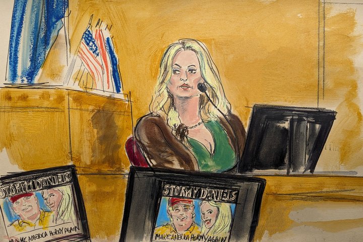 Stormy Daniels’ story about sex with Trump questioned as trial continues