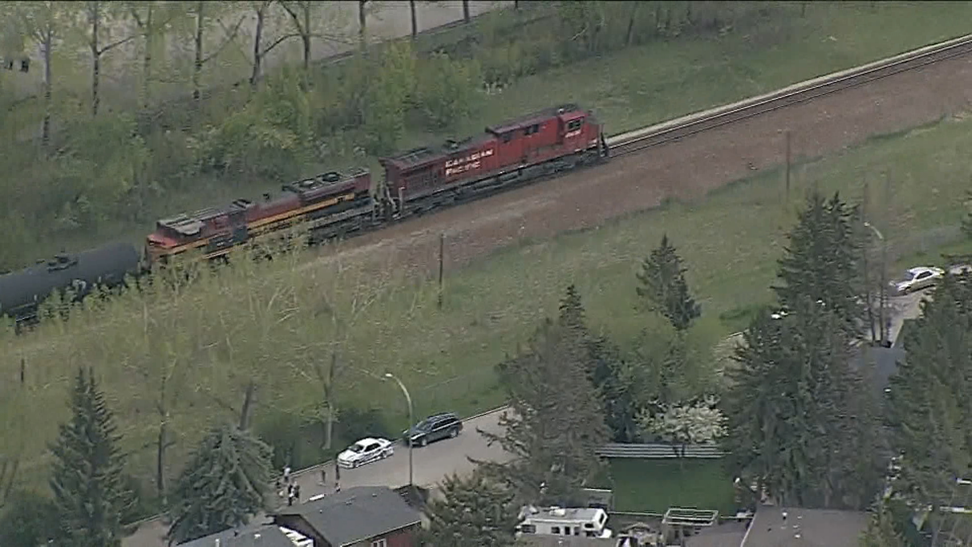 Teen in life-threatening condition after being hit by train in northwest Calgary