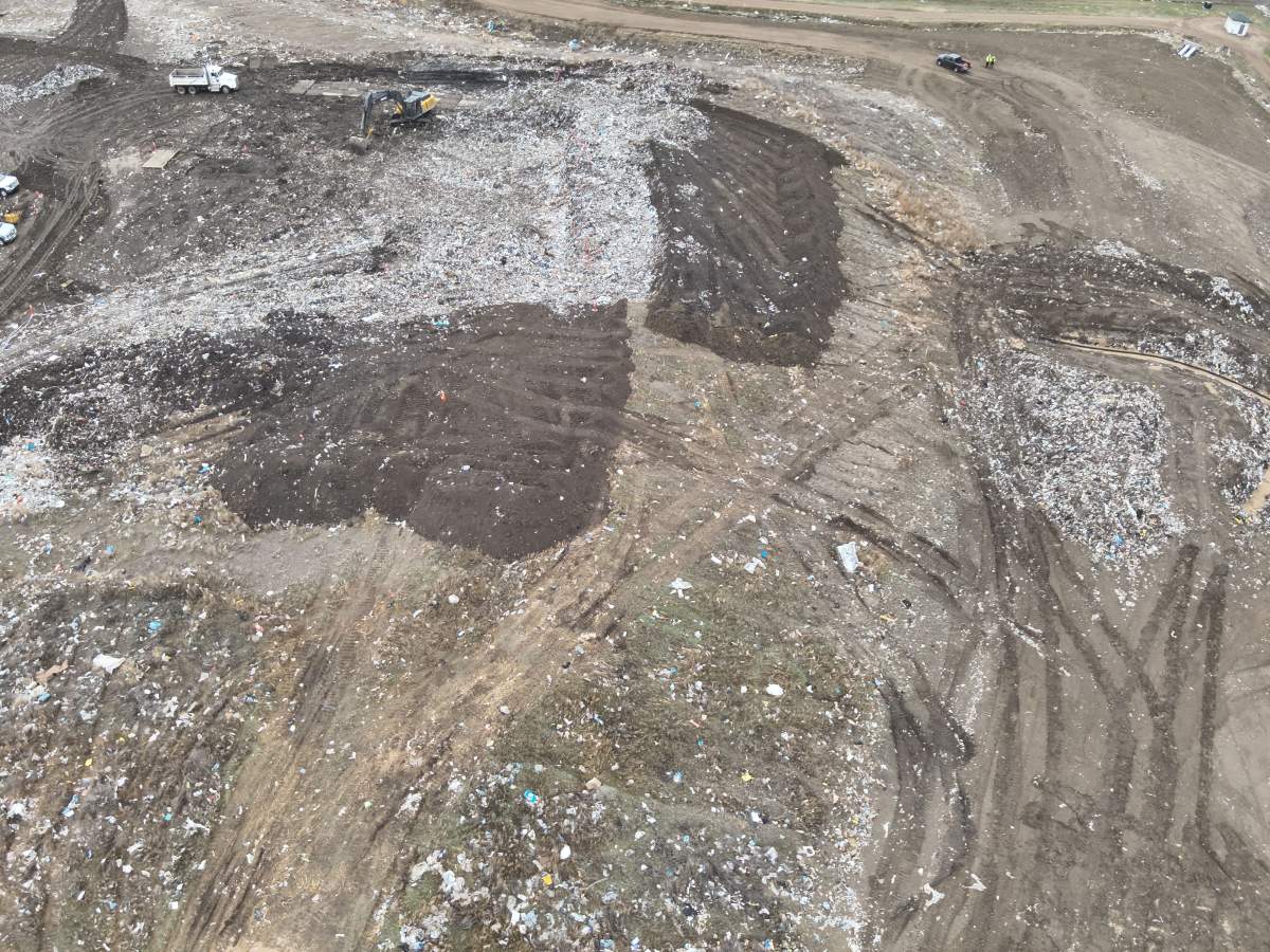 Photos of the police search efforts at Saskatoon’s landfill.
