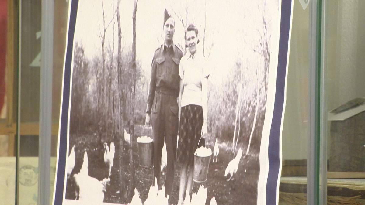 Van Roon and his wife Verna on their Charleswood chicken farm.