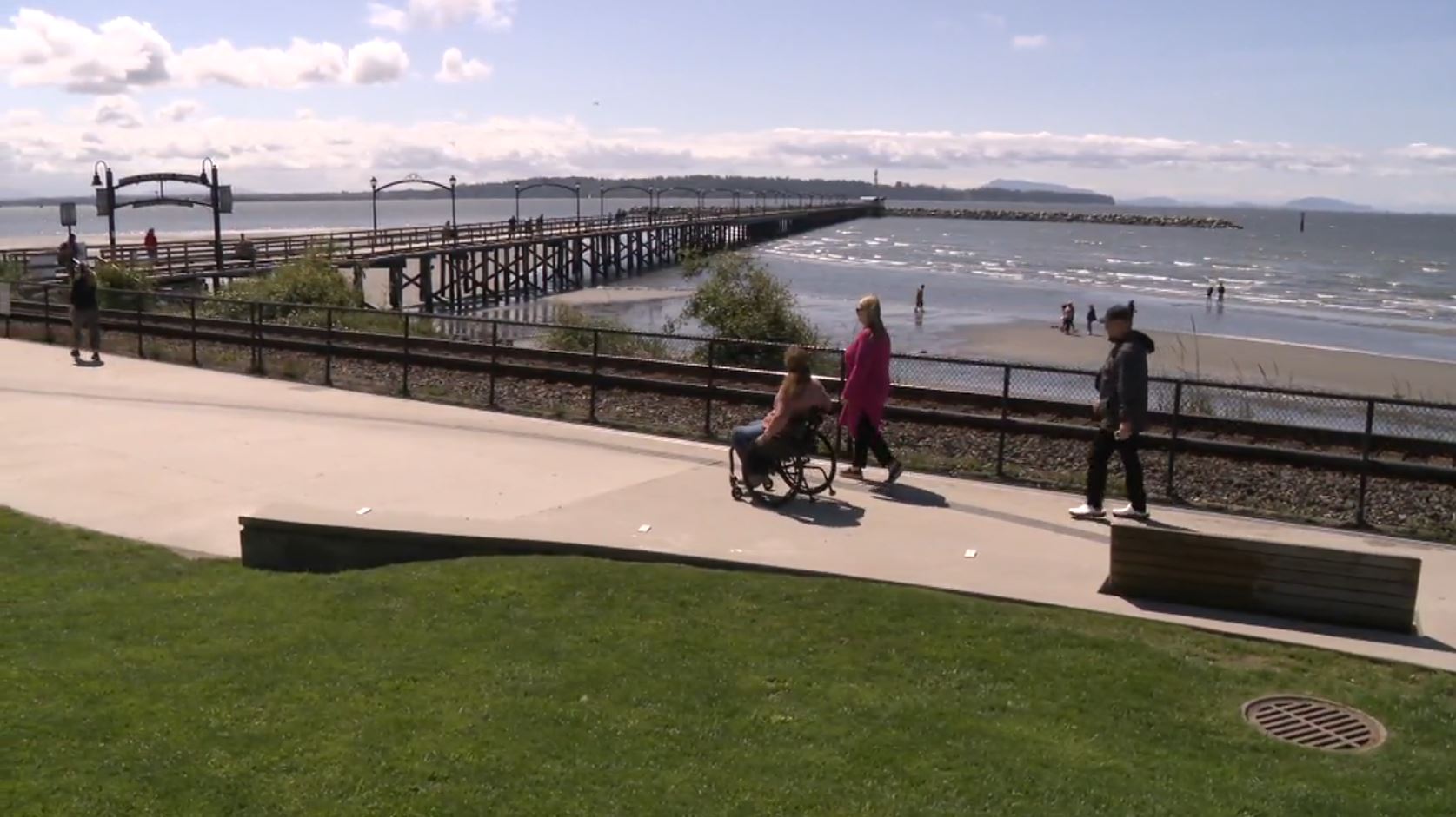 White Rock council delays accessibility mat for pier, opts to wait for grants