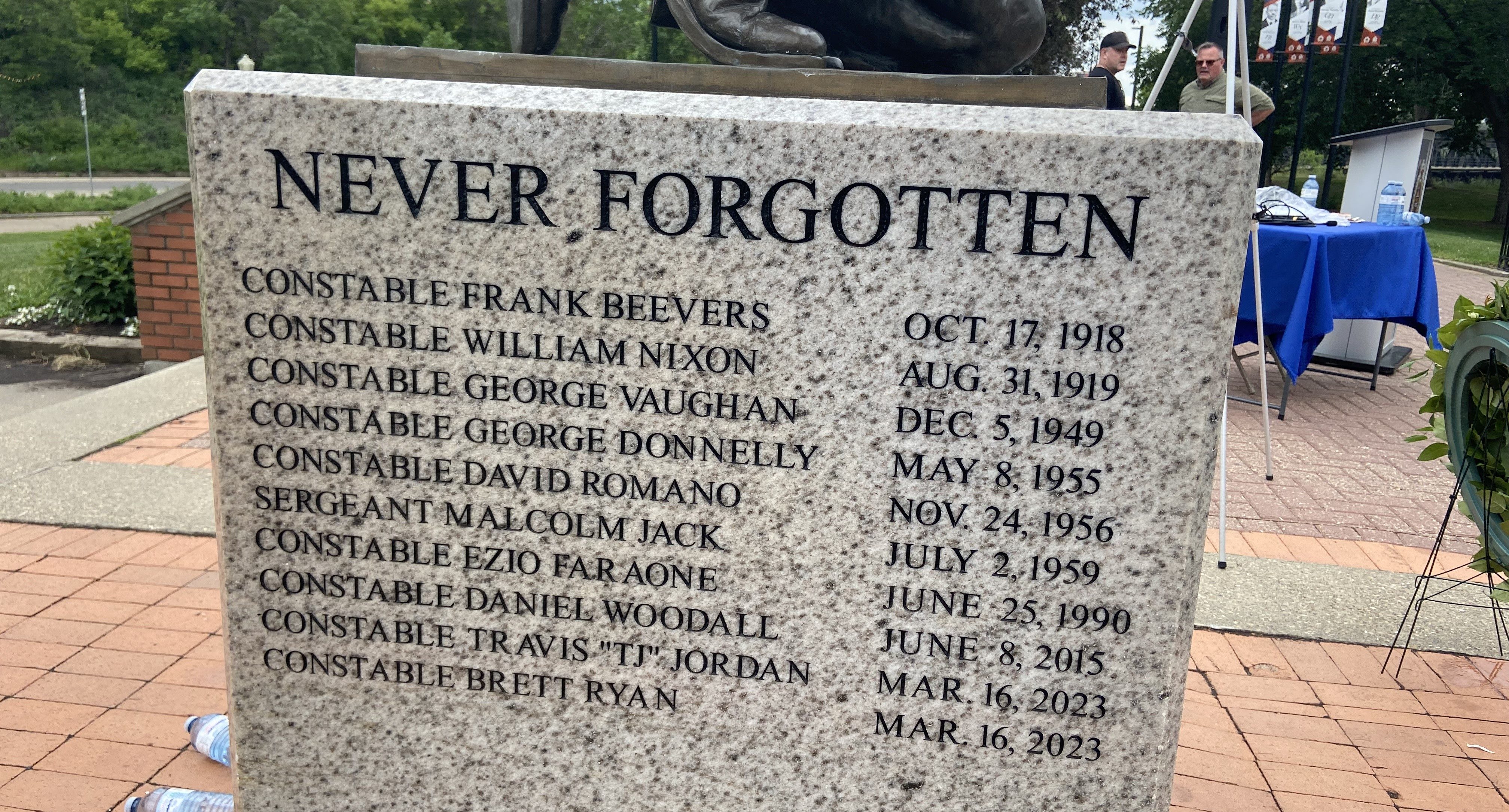 Полицай Ецио Фараоне Парк е повторно посветен в чест на