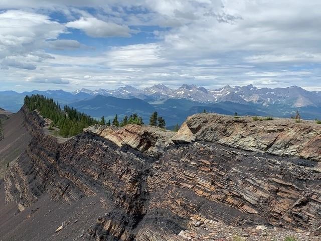 Grassy Mountain, Alta., is seen looking southwest in an undated handout photo. A ranching community is fighting a planned hearing on proposed coal exploration in the province's Rocky Mountains. 