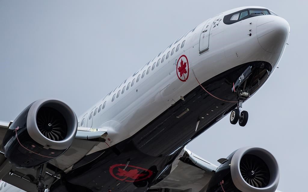 An Air Canada Boeing 737 Max aircraft arriving from Toronto prepares to land at Vancouver International Airport in Richmond, B.C., on March 12, 2019. Air Canada says it is ramping up its flights to India this year including new non-stop service from Toronto to Mumbai. 