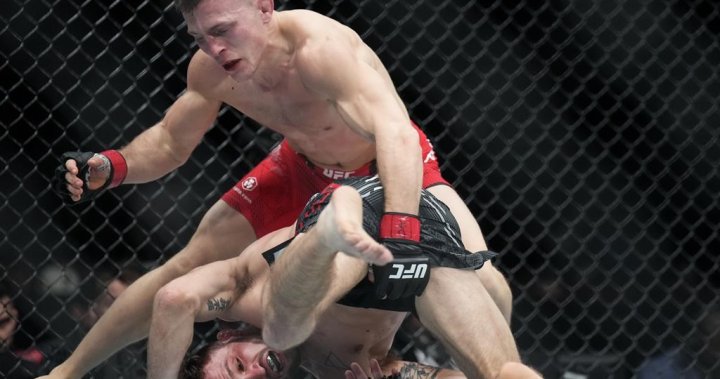 Канадецът Брад Катона използва уменията си на земя, за да спечели победа със съдийско решение на UFC fight card