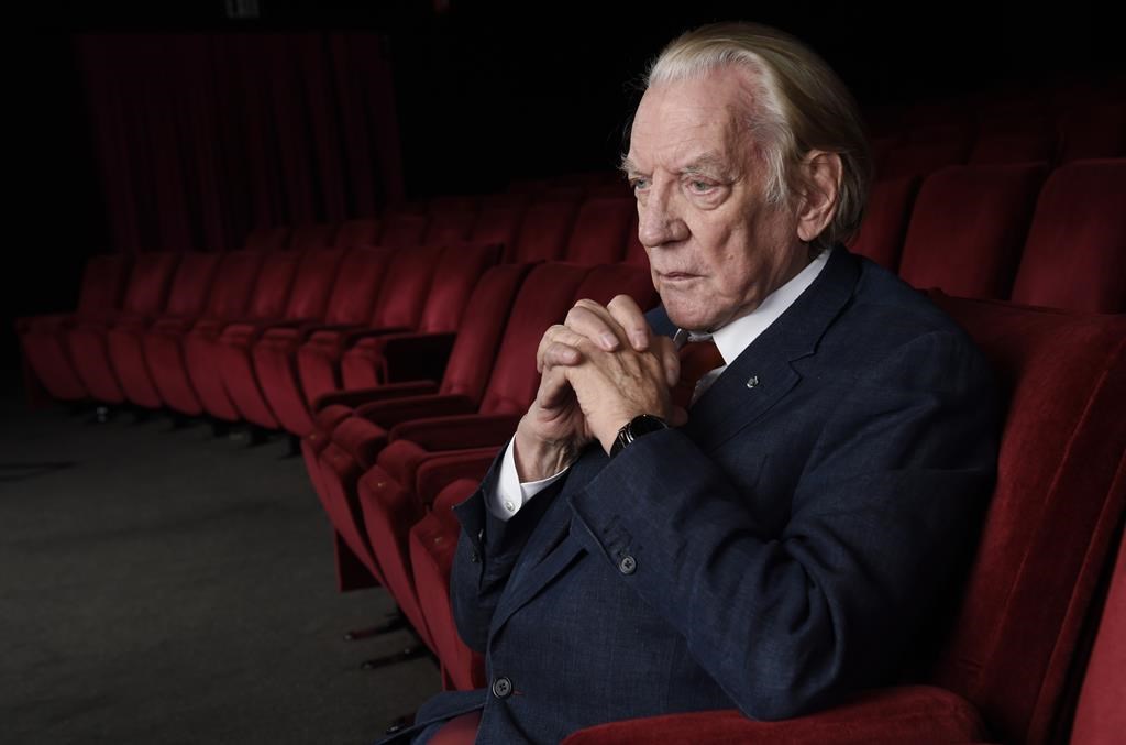 Actor Donald Sutherland appears at the Academy of Motion Picture Arts and Sciences in Beverly Hills, Calif., on Oct. 13, 2017.