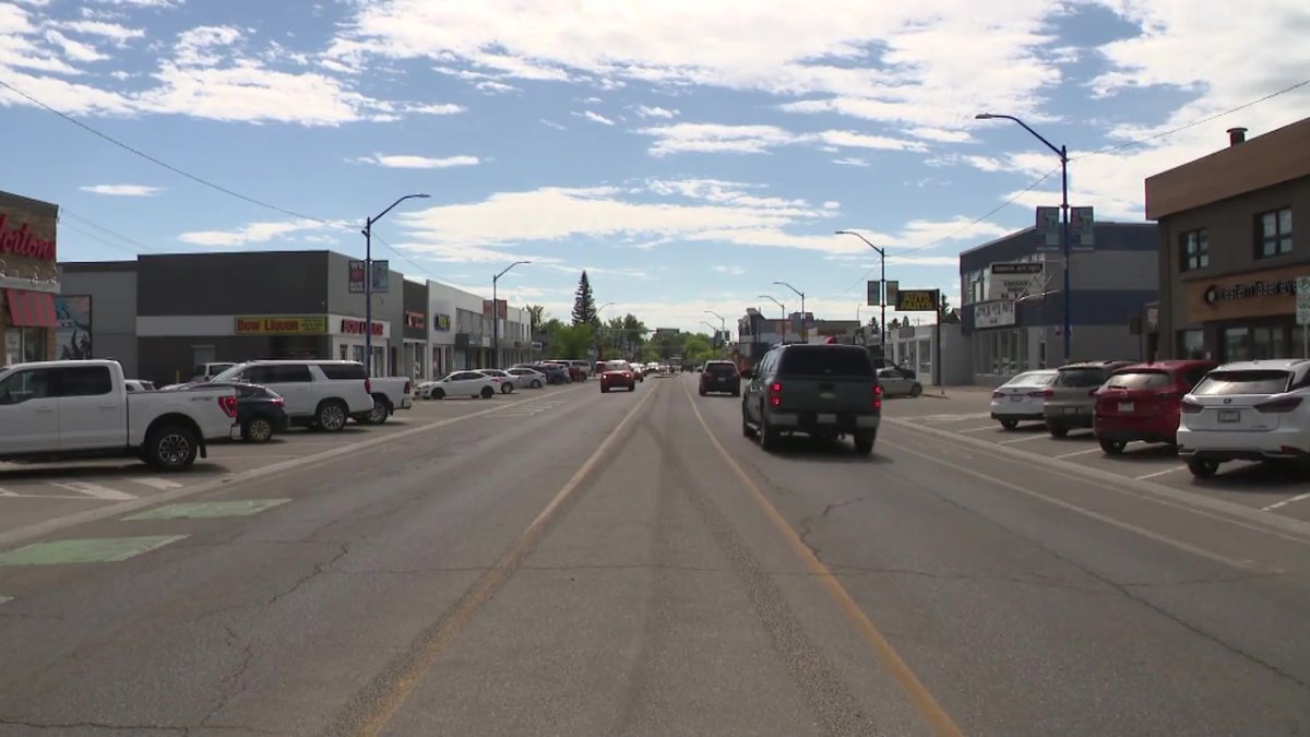 A photo of a street in Calgary's Bowness neighbourhood on June 10, 2024.