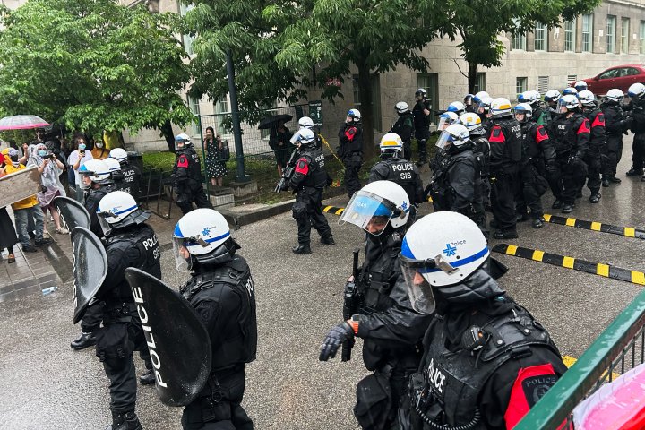 Montreal police arrest 15, disperse protesters at McGill administration building