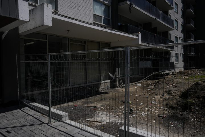 An exterior shot of 71 Thorncliffe Park Drive, as seen on Monday, April 22, 2024.