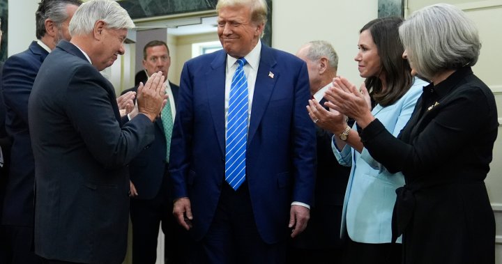 Тръмп се среща с републиканци близо до Капитолия на САЩ за първи път от 6 януари