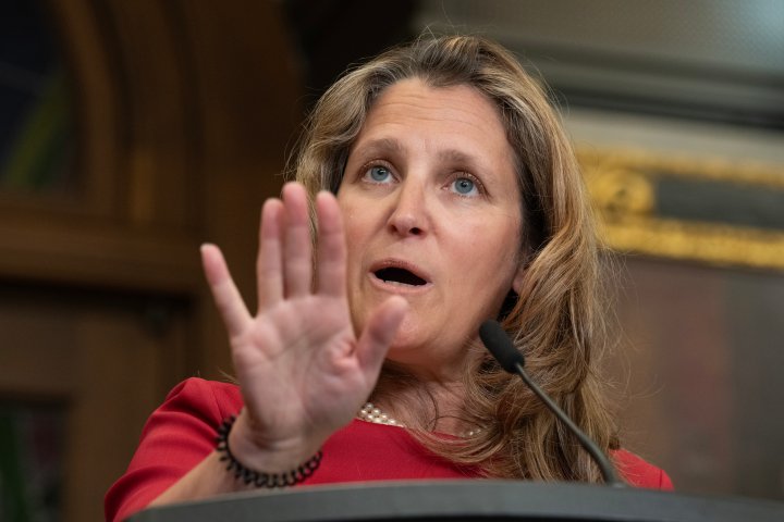 Despite Toronto-St. Paul’s loss, Freeland says Trudeau should stay as leader