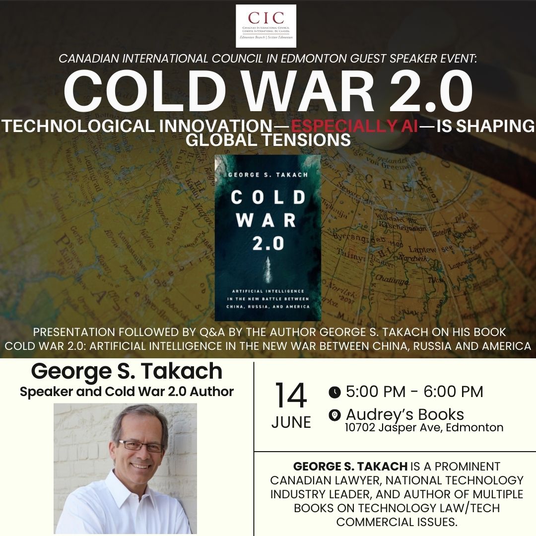 Author Speaker Event: Cold War 2.0 – AI, Technology & Geopolitics - image