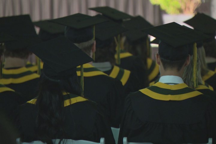 After an unusual four years, Sask. high schoolers hit the stage for graduation