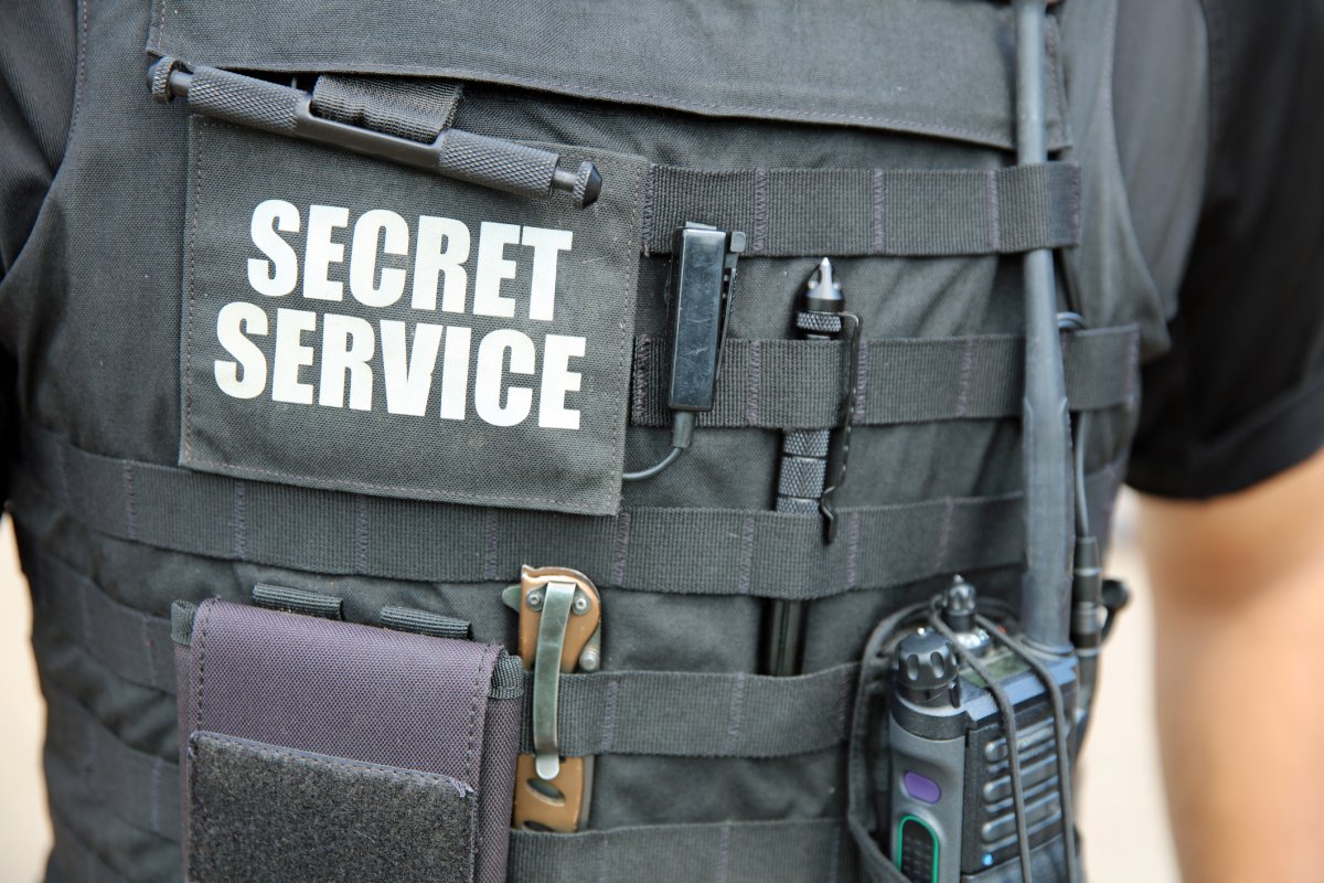 A U.S. Secret Service officer, wearing a vest with various equipment attached, is seen in a file photo.