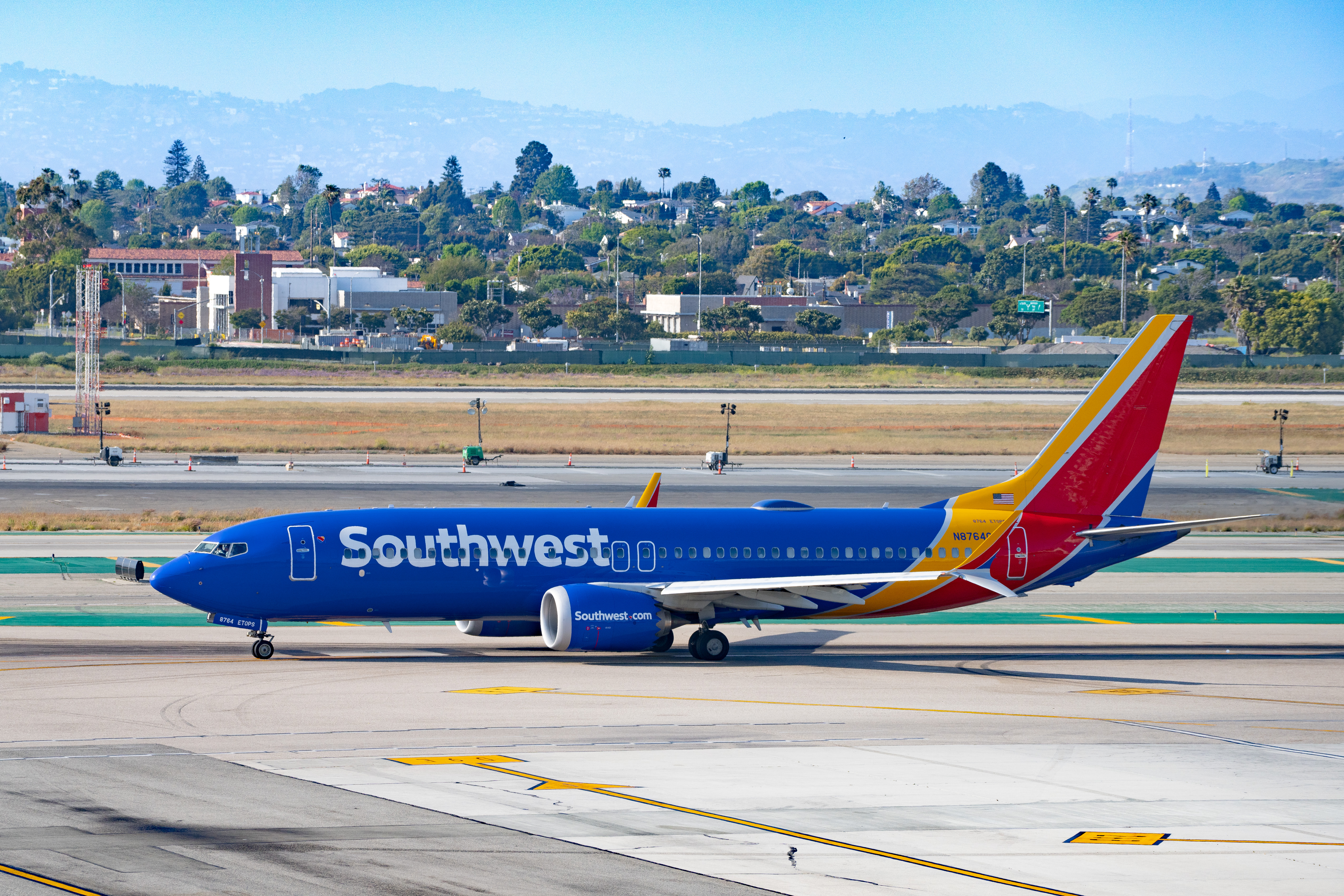 A Southwest Airlines Boeing 737.