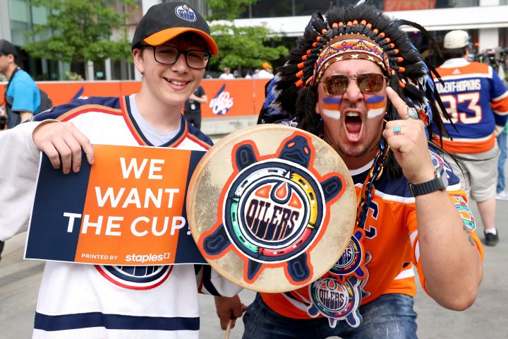 ‘We want the cup’: Fans pack plaza as Edmonton Oilers force winner-take-all Stanley Cup final