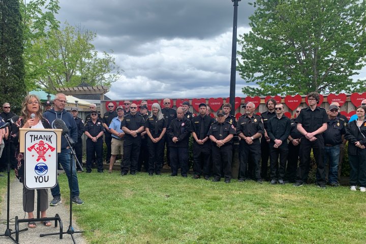 Firefighters honoured for action during 2023 Barrington Lake wildfire