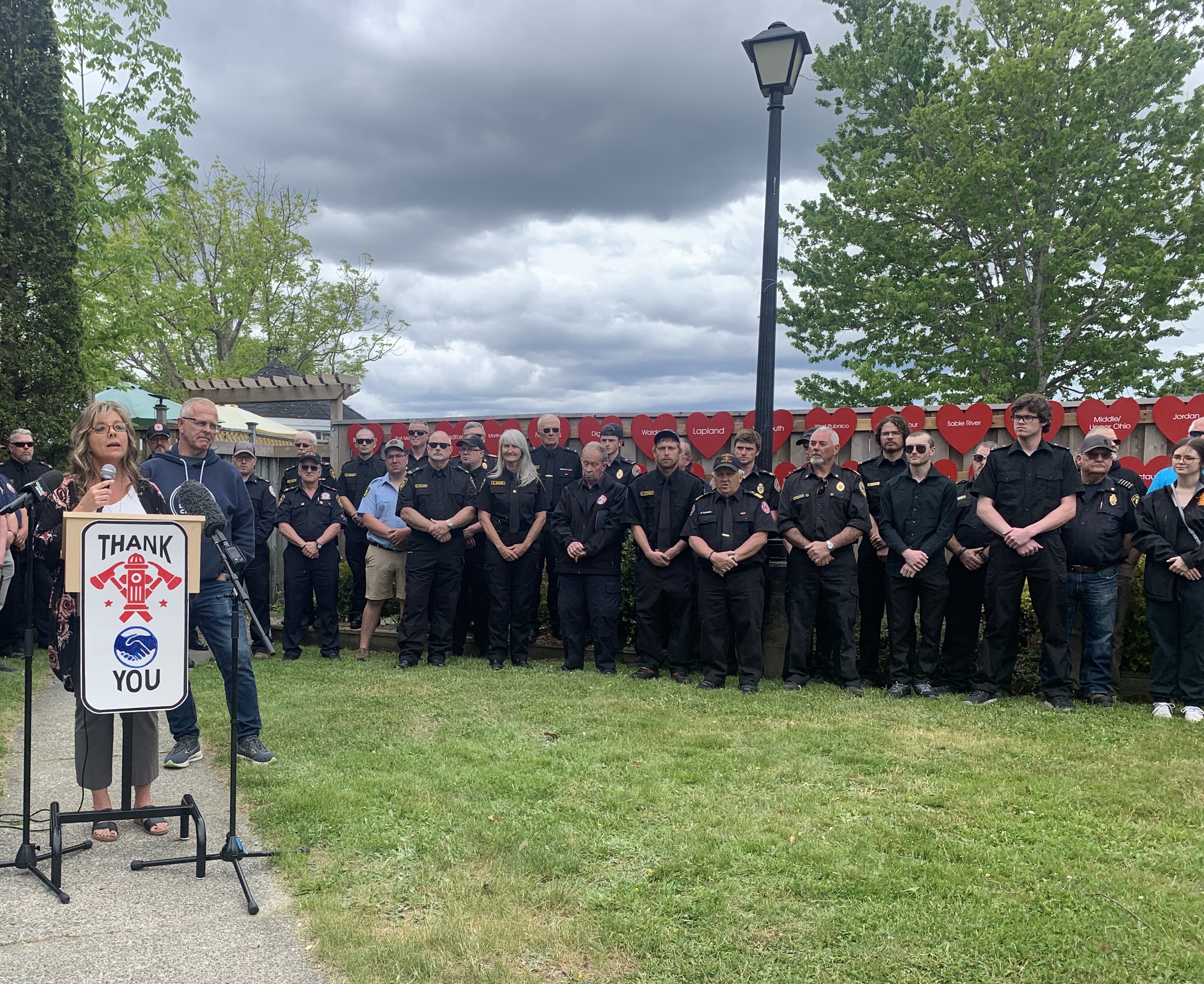 Firefighters honoured for action during 2023 Barrington Lake wildfire