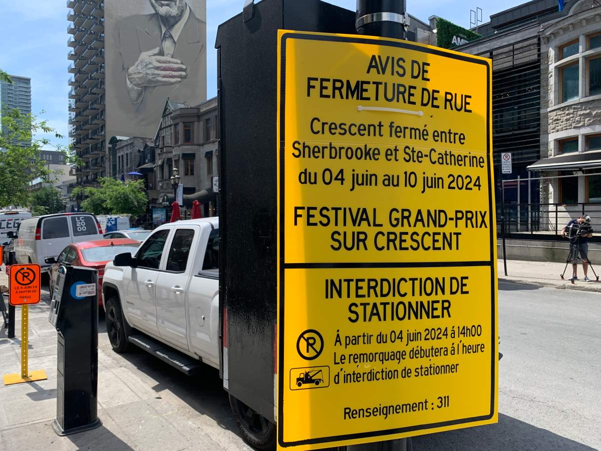 Festivities are set to take place on Crescent Street in downtown Montreal for Grand Prix weekend.