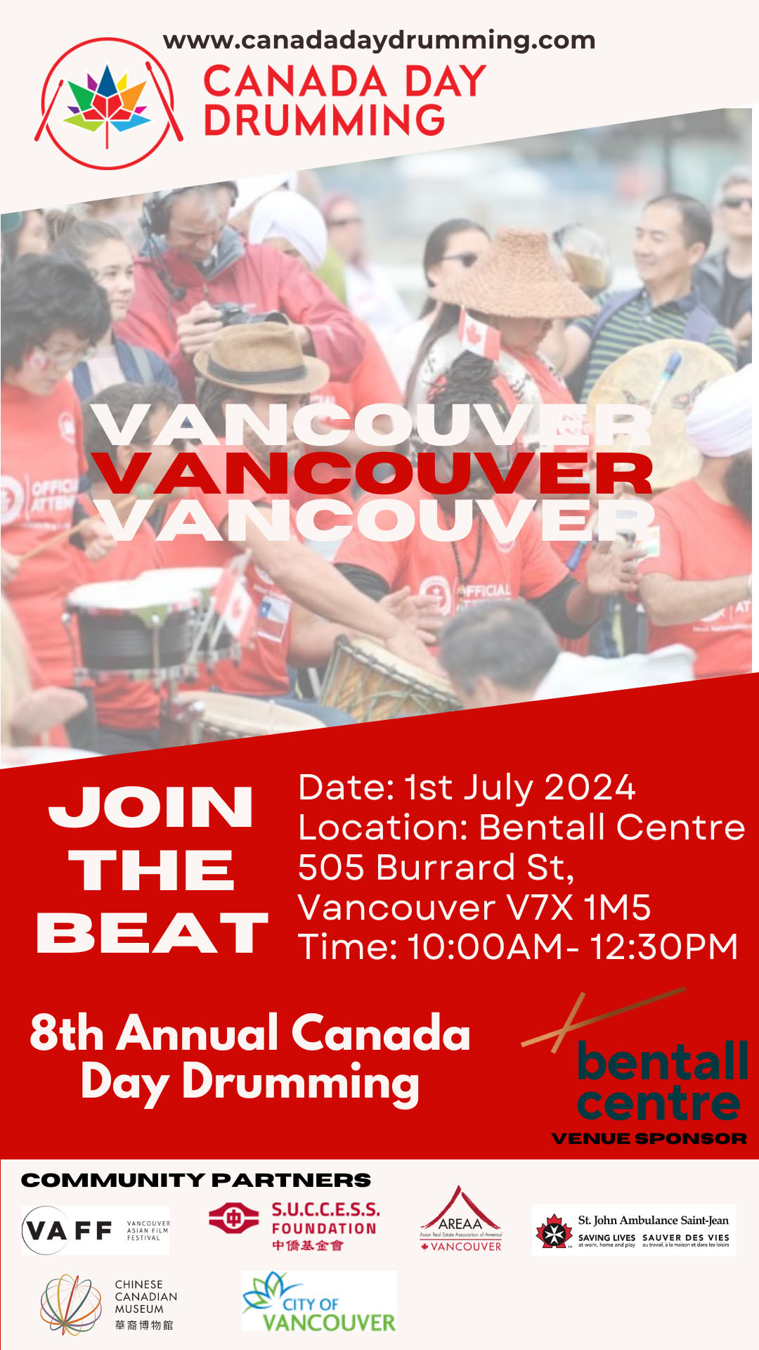 8th Annual Canada Day Drumming - image