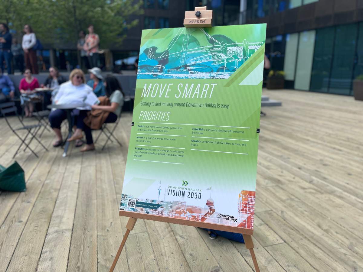 The “Vision 2030” pitch included recommendations for improving transportation in Halifax’s downtown core.