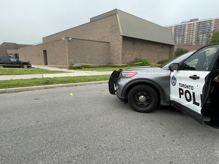 The scene of the shooting in the Kipling Avenue and Mount Olive Drive area on June 3.