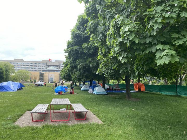 Полицията в Торонто каза че е разчистила пропалестински протестен лагер